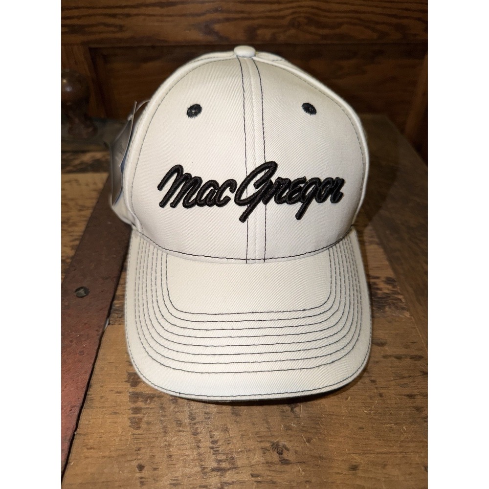 NWT MacGregor MacTec Strap Back Hat Adjustable Golf Cap